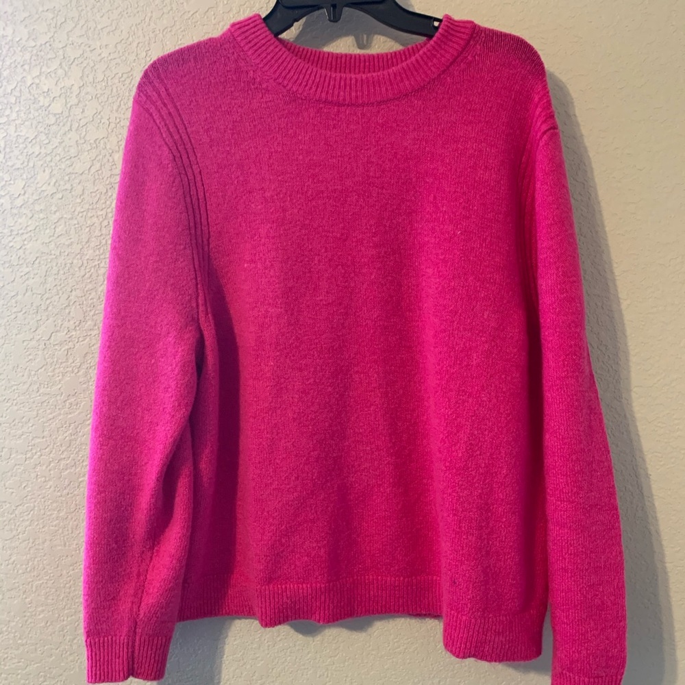 A New Day Pink Crewneck Pullover Sweater - Picture 5 of 11
